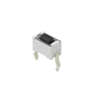Alps Alpine Black Tactile Switch Button 0.8mm, SPST, 50mA 12V DC, Snap-in SKHLAAA010