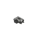 Alps Alpine Black 0.65 mm Black Tactile Switch Button SPST 50mA 12 V dc Surface Mount SKSCLCE010