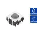 Alps Alpine IP67 Grey Tactile Switch Button, 1.35 mm Actuator Length, SPST 50mA 12 V dc Momentary Surface Mount 
