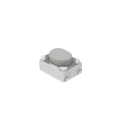 Alps Alpine Black Tactile Switch Button 0.7 mm SPST 50mA 12 V dc Surface Mount SKRPABE010