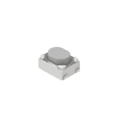 Alps Alpine Black Tactile Switch Button 0.7 mm SPST 50mA 12 V dc Surface Mount SKRPABE010