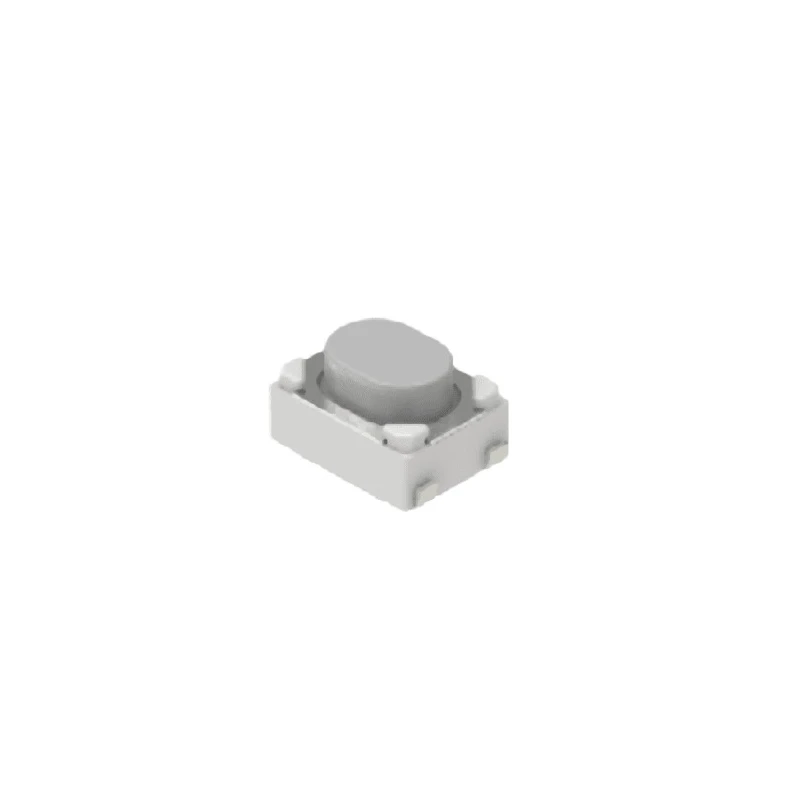Alps Alpine Black Tactile Switch Button 0.7 mm SPST 50mA 12 V dc Surface Mount SKRPABE010