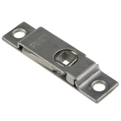 Pinet Stainless Steel Raw Finish Locking Latch Key Unlock 16-1-4086