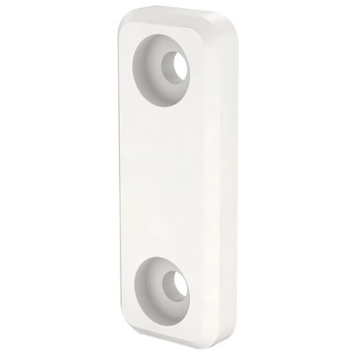 Pinet White Plastic Magnetic Catch 45mm x 17mm 842082