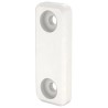 Pinet White Plastic Magnetic Catch 45mm x 17mm 842082