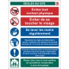 RS PRO Polyvinyl Chloride Social Distancing Site Safety Sign 400mm x 300mm 201-3329