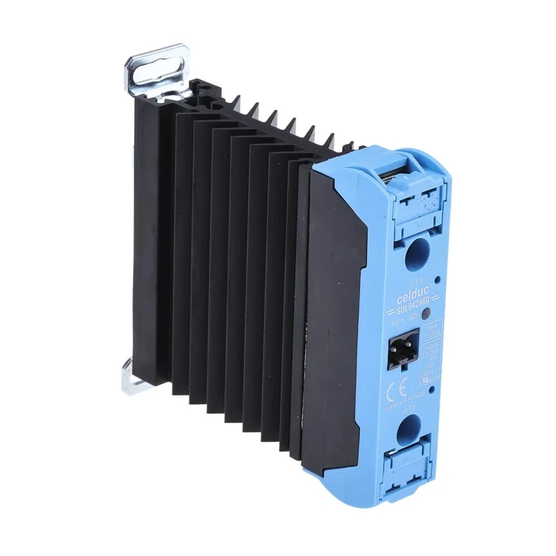 Celduc Solid State Relay, 25 A Load, DIN Rail Mount, 280 V ac Load, 32V dc Control SUL9-SUM9