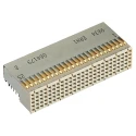 ERNI ERmet 2 mm Pitch Hard Metric Right Angle Female Backplane Connector, 22 Column, 5 Row, 110 Way 354148 / 5352152-1