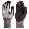 Skytec Black, Grey Nitrile Foam Work Gloves Size 9, Foam Coating SKY103