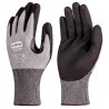 Skytec Black, Grey Nitrile Foam Work Gloves Size 9, Foam Coating SKY103