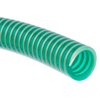 RS PRO PVC Reinforced Hose Pipe, 9 bar Maximum Operating Pressure, 5 m Length, Green, Model 917-5018