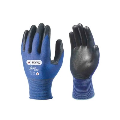 Skytec Black, Blue Polyurethane Foam Coated Work Gloves Size 10 SKY12