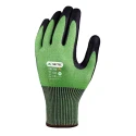 Skytec Black, Green Nitrile Foam Cut Resistant Work Gloves Size 8 SKG00016E