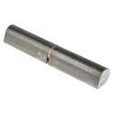 Pinet Raw Steel Flat Bullet Hinge with a Fixed Pin, Weld-on Fixing, 140 mm x 25.5 mm 14-7-3572