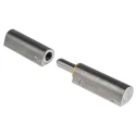 Pinet Raw Steel Flat Bullet Hinge with a Fixed Pin, Weld-on Fixing, 140 mm x 25.5 mm 14-7-3572