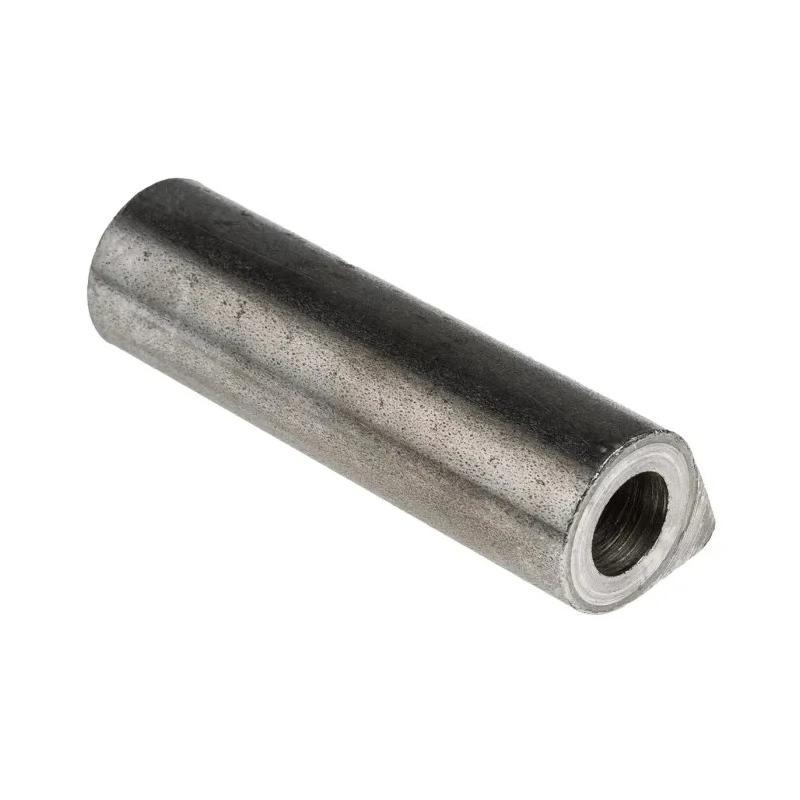 Pinet Raw Steel Flat Bullet Hinge with a Fixed Pin, Weld-on Fixing, 140 mm x 25.5 mm 14-7-3572