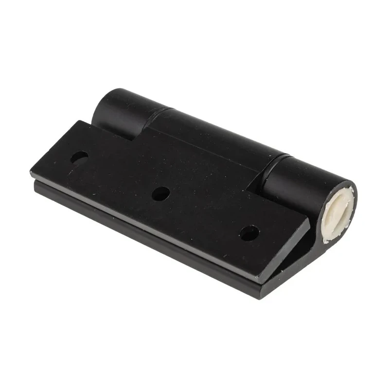 Pinet Black Anodised Aluminium 6060-T5 Spring Hinge with Spring Loaded Pin, Screw Fixing, 100mm x 82.5mm x 5.5mm 72-1-4259