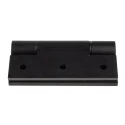 Pinet Black Anodised Aluminium 6060-T5 Spring Hinge with Spring Loaded Pin, Screw Fixing, 100mm x 82.5mm x 5.5mm 72-1-4259