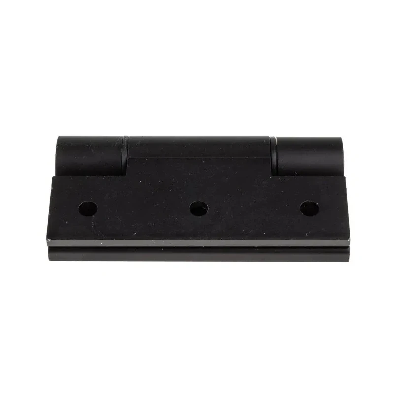 Pinet Black Anodised Aluminium 6060-T5 Spring Hinge with Spring Loaded Pin, Screw Fixing, 100mm x 82.5mm x 5.5mm 72-1-4259