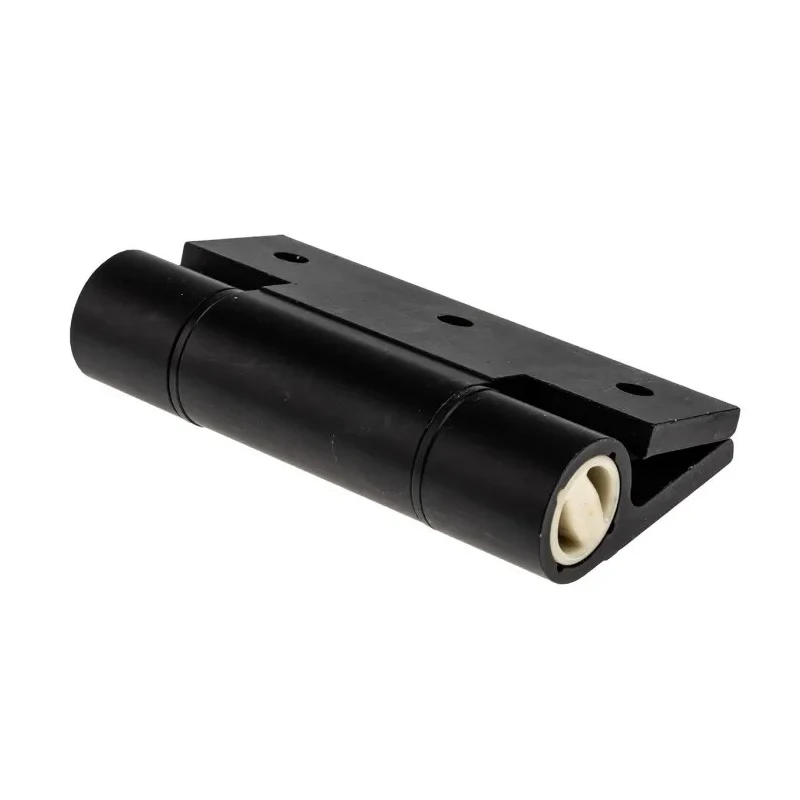 Pinet Black Anodised Aluminium 6060-T5 Spring Hinge with Spring Loaded Pin, Screw Fixing, 100mm x 82.5mm x 5.5mm 72-1-4259