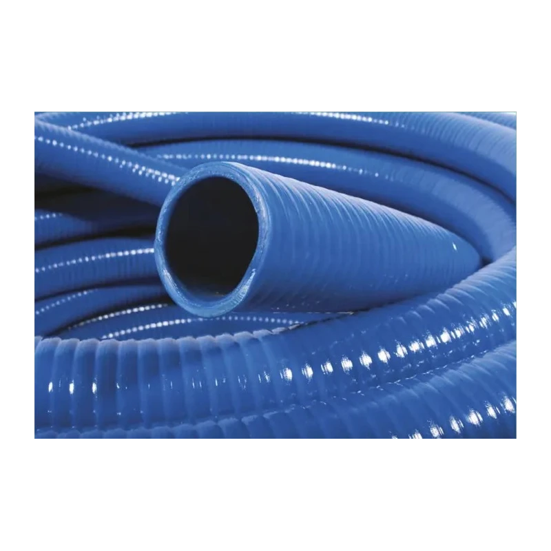 RS PRO Medium Weight PVC Oil Resistant Delivery Hose Pipe, 7.3 bar Pressure, 10 m Length, Blue with White Helix 917-5096