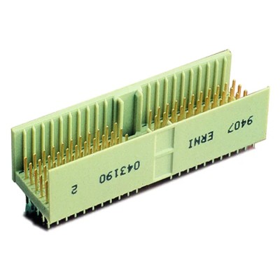 ERNI ERmet 2 mm Pitch Hard Metric Type A Vertical Male Backplane Connector 25 Column 7 Row 110 Way 053007 / 5100668-1