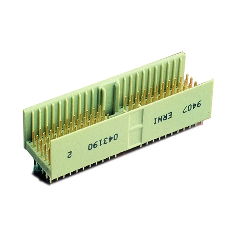 ERNI ERmet 2 mm Pitch Hard Metric Type A Vertical Male Backplane Connector 25 Column 7 Row 110 Way 053007 / 5100668-1