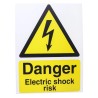 RS PRO Hazard Warning Sign Electrical Hazard Plastic 200mm x 150mm English 917-5421