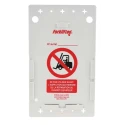 Brady Safety Forklift Tag Red on White French Language Kit with 10 Holders and Inserts FLT-FR-ETI-51-V2-A