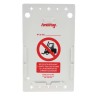 Brady Safety Forklift Tag Red on White French Language Kit with 10 Holders and Inserts FLT-FR-ETI-51-V2-A