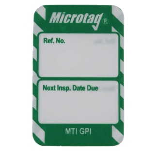 Brady Safety Inspection Tag White on Green English Language 20 Per Pack MIC-MTI-GPI-GN-20