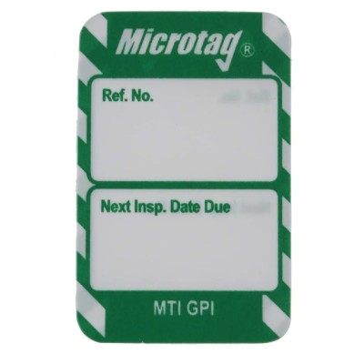 Brady Safety Inspection Tag White on Green English Language 20 Per Pack MIC-MTI-GPI-GN-20