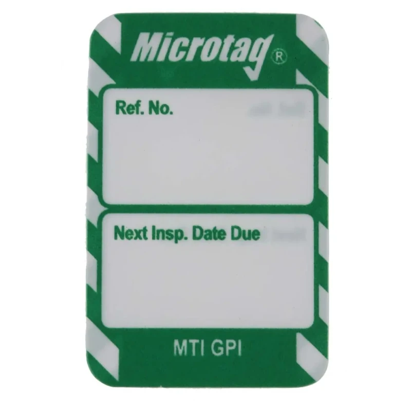 Brady Safety Inspection Tag White on Green English Language 20 Per Pack MIC-MTI-GPI-GN-20