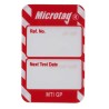 Brady Safety Microtag White on Red English Language 20 Per Pack MIC-MTI-GP-RD-20
