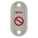 Brady Safety Prohibition Tag Red on White French Language Nanotag Holder Box of 20 NAN-FR-NAN-A