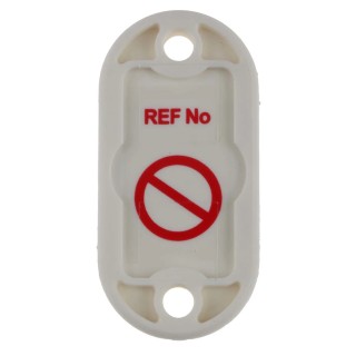 Brady Safety Prohibition Tag Red on White French Language Nanotag Holder Box of 20 NAN-FR-NAN-A