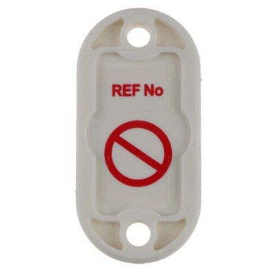 Brady Safety Prohibition Tag Red on White French Language Nanotag Holder Box of 20 NAN-FR-NAN-A