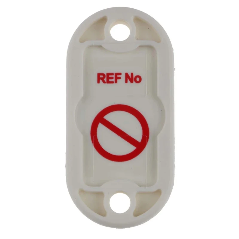 Brady Safety Prohibition Tag Red on White French Language Nanotag Holder Box of 20 NAN-FR-NAN-A