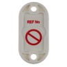 Brady Safety Prohibition Tag Red on White French Language Nanotag Holder Box of 20 NAN-FR-NAN-A