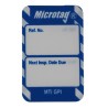 Brady Safety Inspection Tag, White on Blue, English Language, 20 Per Pack MIC-MTI-GPI-BL-20