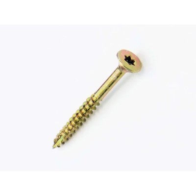 UNIFIX VORTEX Torx Countersunk Steel Wood Screw, Passivated Zinc Plated, 6 mm Thread, 80 mm Length VORTTX060080RS