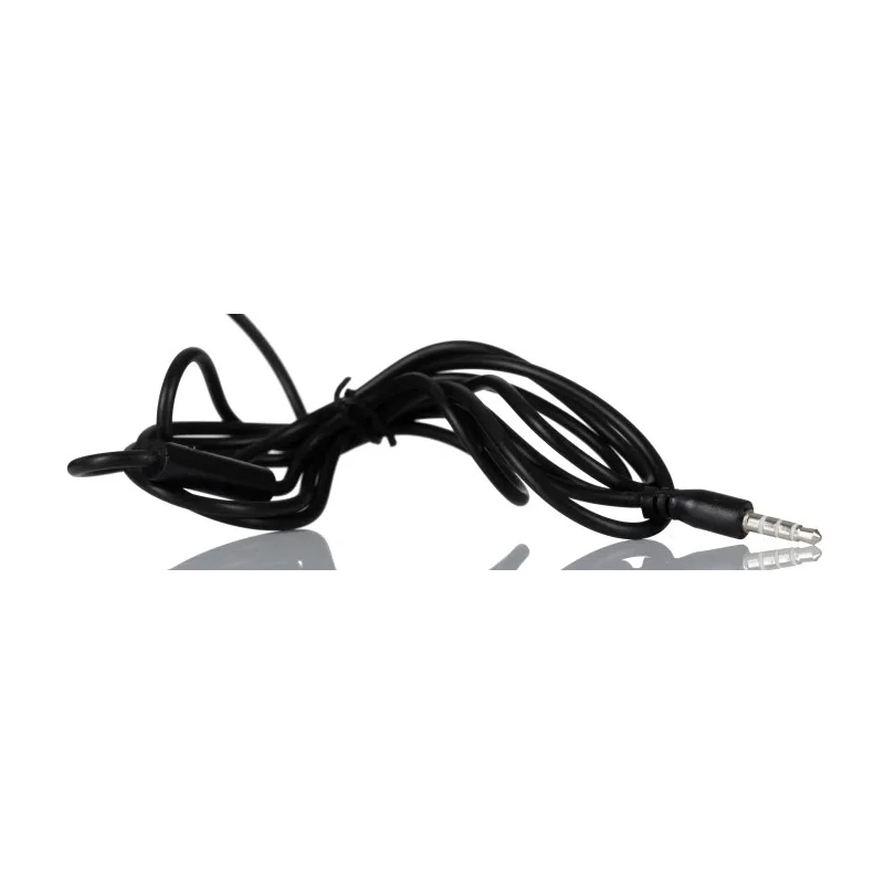 RS PRO Black Over Ear PC 3.5mm Headset with Microphone, 2.3m Lead Length 201-3524