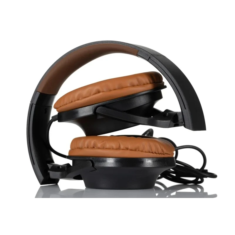 RS PRO Black Over Ear PC 3.5mm Headset with Microphone, 2.3m Lead Length 201-3524