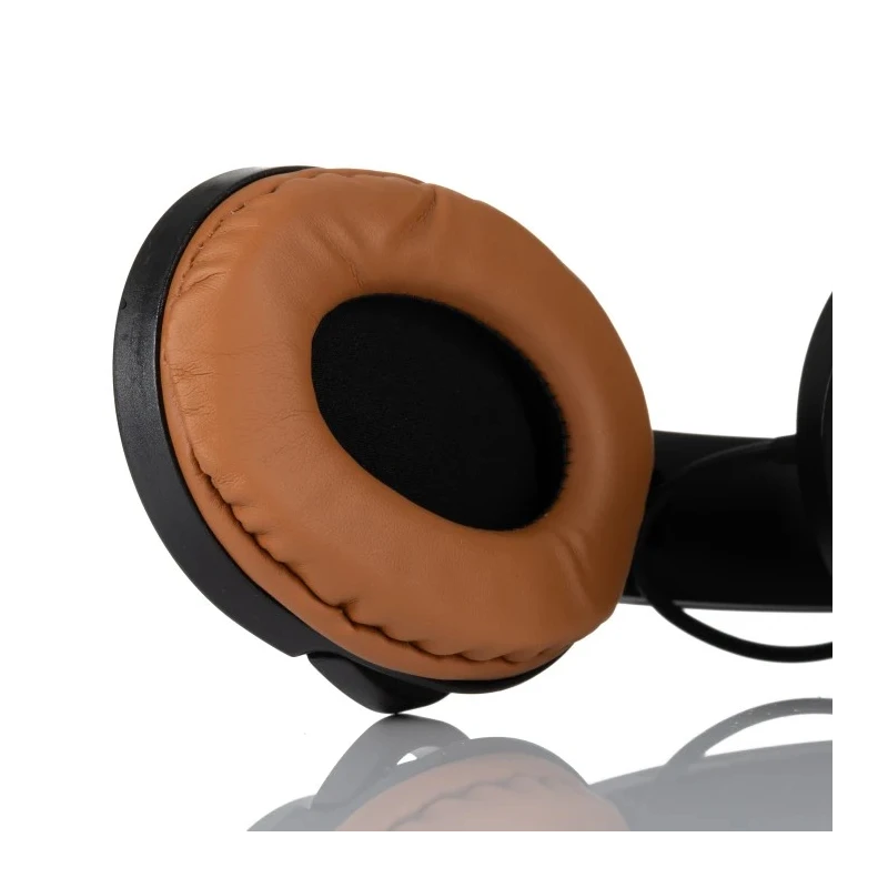RS PRO Black Over Ear PC 3.5mm Headset with Microphone, 2.3m Lead Length 201-3524