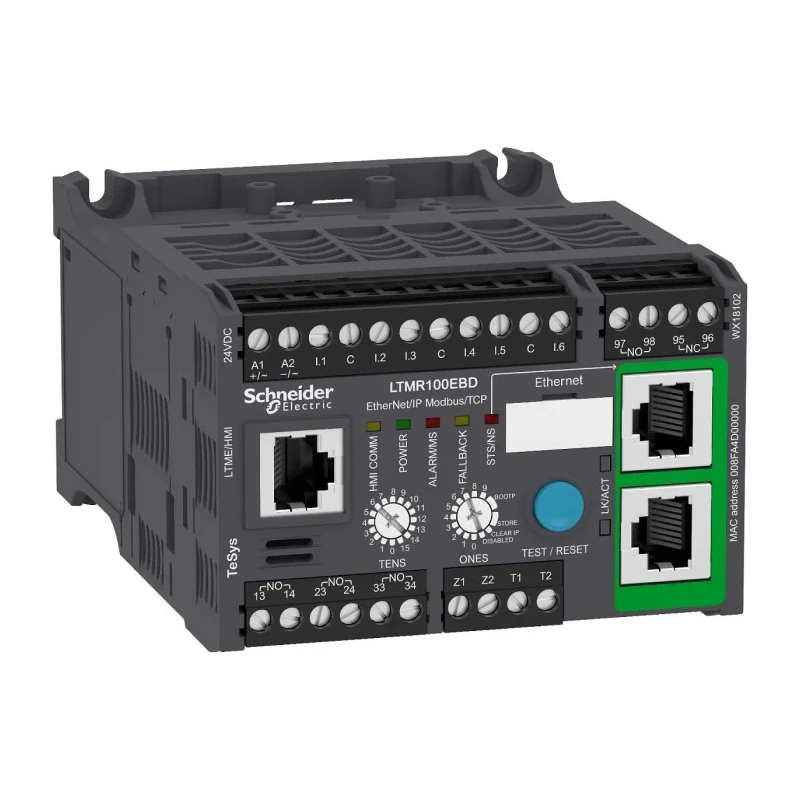 Schneider Electric TeSyS T Motor Controller 26V 30W 3 Phase IP20 LTMR100EBD
