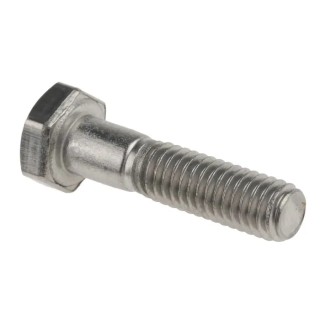 RS PRO Plain Stainless Steel Hex Bolt M6 x 25 mm, Grade 304, DIN 931 Standard 917-6210
