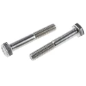 RS PRO Plain Stainless Steel Hex Bolt M6 x 40 mm 304 Grade DIN 931 917-6226