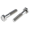 RS PRO Stainless Steel Hex Bolt M6 x 30 mm, Grade 304, Plain Finish, DIN 931 917-6229