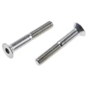 RS PRO Plain Stainless Steel Hex Socket Countersunk Screw M6 x 40 mm 917-6238