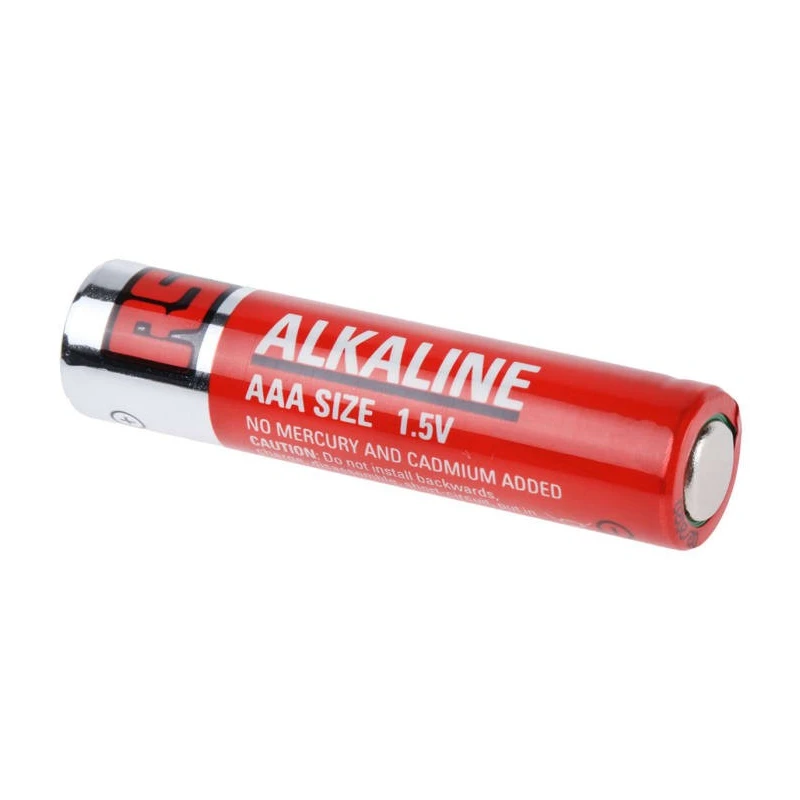 RS PRO Alkaline AAA Battery 1.5 V, Alkaline Chemistry, Non-Rechargeable, 2.4Ah Capacity, Pack of 20 917-6581